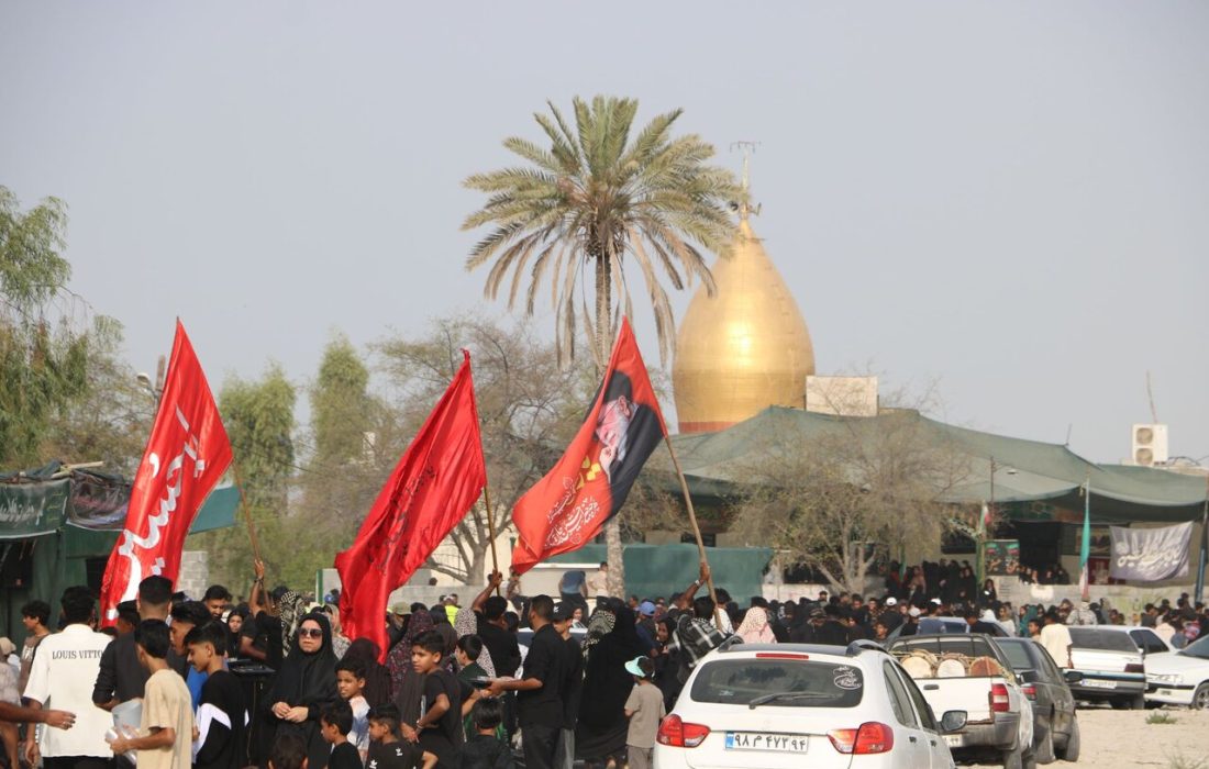 امامزاده شاه مرعش میزبان جاماندگان اربعین حسینی درمیناب