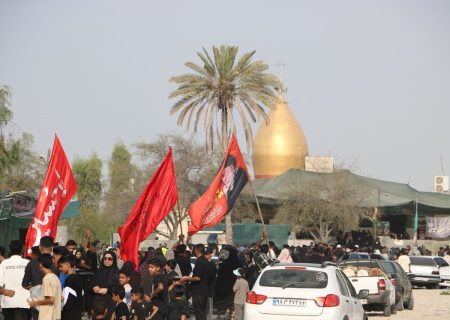 امامزاده شاه مرعش میزبان جاماندگان اربعین حسینی درمیناب