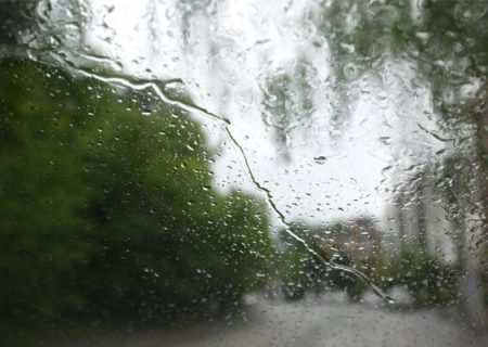 بارش باران در شهرستان حاجی آباد