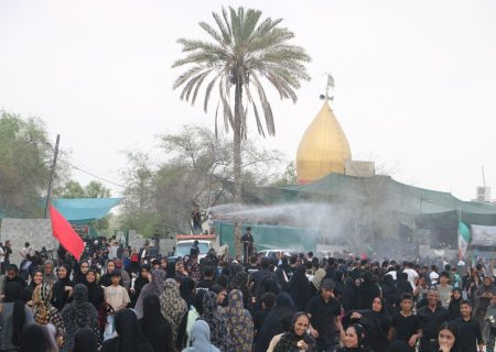 پیاده‌روی مینابی‌ها از نقاط مختلف به سمت امامزاده «شاه مرعش (ع)»