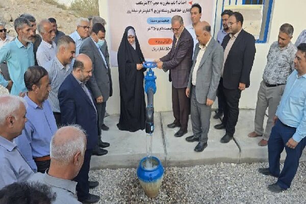 پروژه ۳۰۰ میلیاردی آبرسانی به تنگ باغ بندرعباس به بهره‌برداری رسید