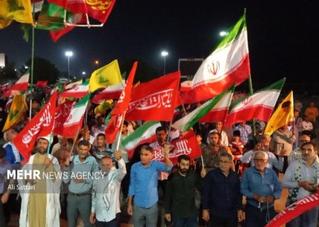 اجتماع پر شور مردم بندرعباس برای حمایت از نظام اسلامی
