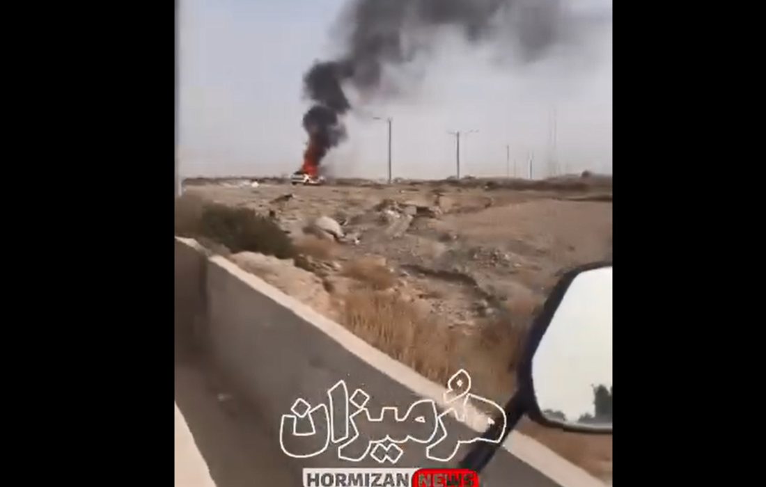 شهروند خبرنگار/آتش گرفتن خودرو در بلوار چمران
