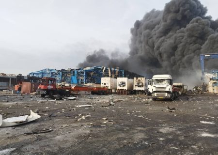 ارزیابی خسارت ۲۱۱۶ خودرو در انفجار بندر شهید رجایی