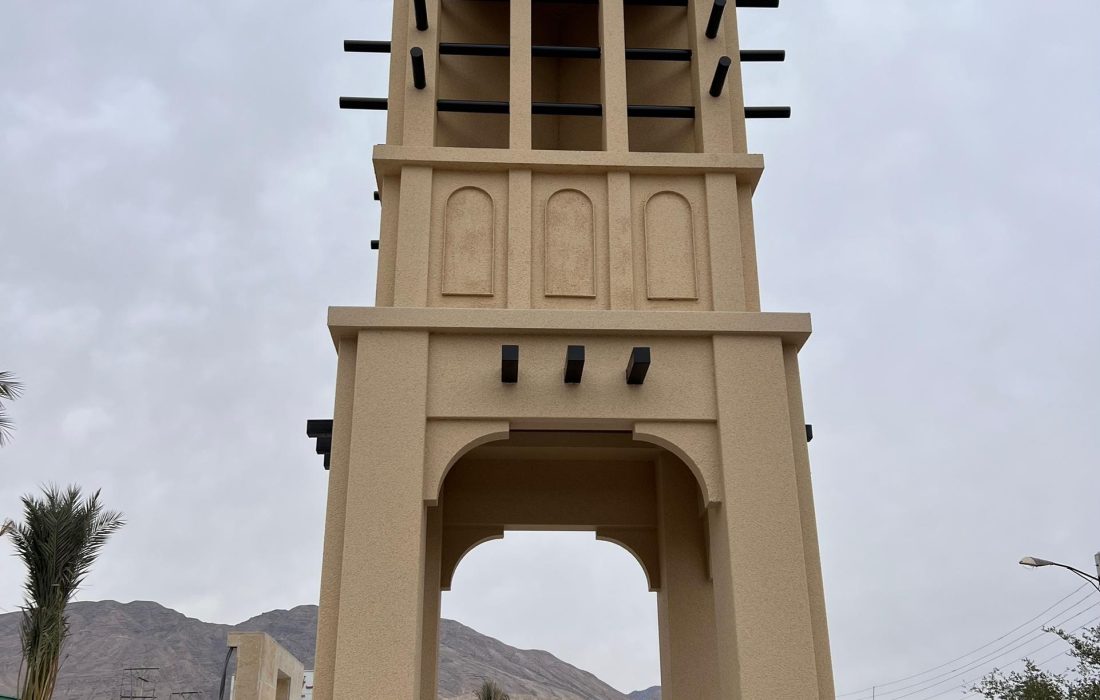 عکس/المان بادگیر میدان بسیج بستک