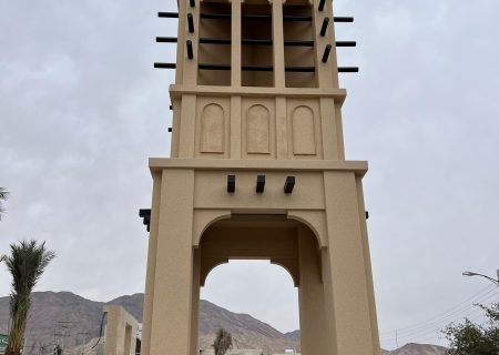 عکس/المان بادگیر میدان بسیج بستک
