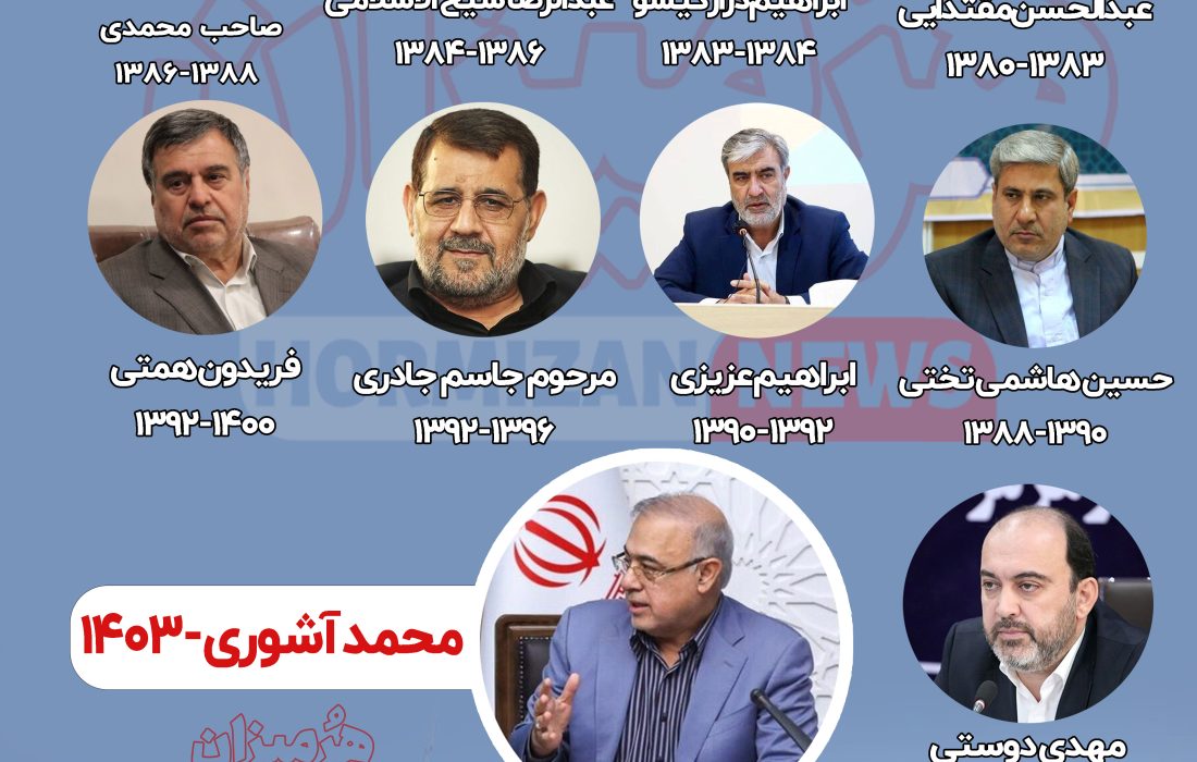 اینفوگرافی/10 استاندار گذشته هرمزگان چه کسانی بودند؟