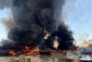 آتش‌سوزی در اسکله جوادالائمه پارسیان مهار شد
