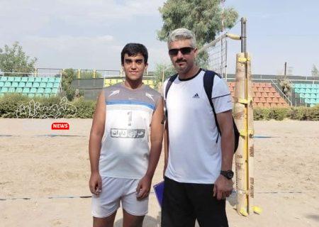 محمد بنایی والیبالیست نوجوان بستکی به اردوی تیم ملی والیبال ساحلی زیر ۱۶ سال دعوت شد