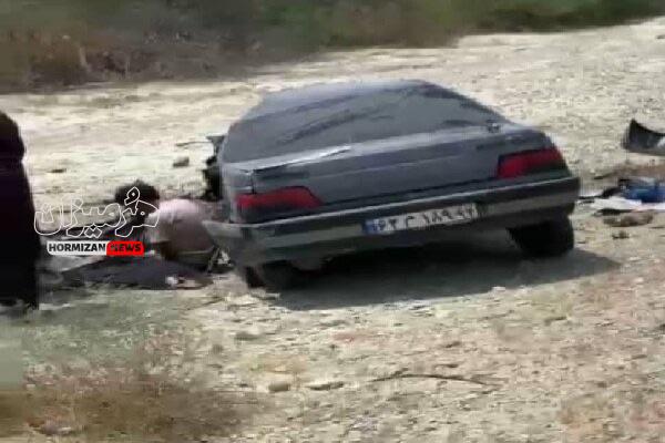 تصادف بین خودروی پژو و سایپا در سیریک ۳ مصدوم و یک کشته بر جای گذاشت