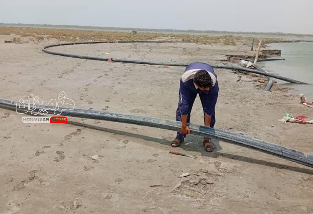 انهدام خطوط سه‌هزار متری لوله انتقال سوخت قاچاق در سواحل میناب هرمزگان
