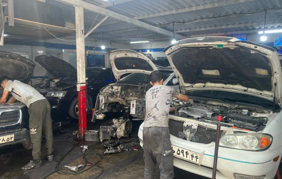 اخطار قانونی به تعدادی از تعمیرگاه‌ها و مکانیکی‌های بدون مجوز در کیش