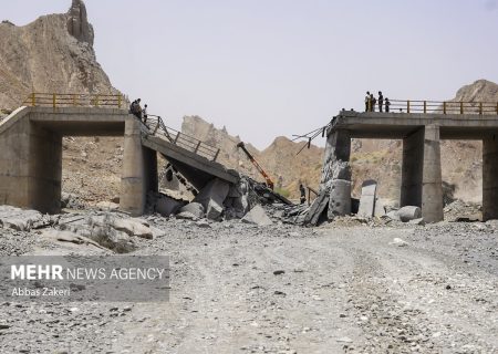 ترمیم پل رودخانه شور با شتاب ادامه دارد