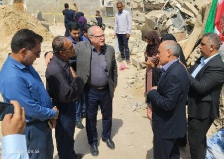۴۷ واحد مسکونی در محله چاه‌تنگو قشم بر اثر حمله دشمن خسارت دیده است