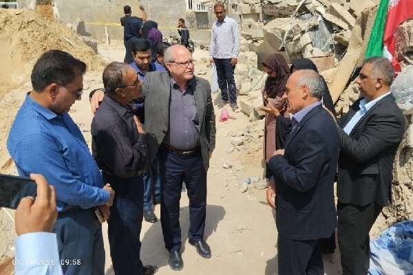 ۴۷ واحد مسکونی در محله چاه‌تنگو قشم بر اثر حمله دشمن خسارت دیده است