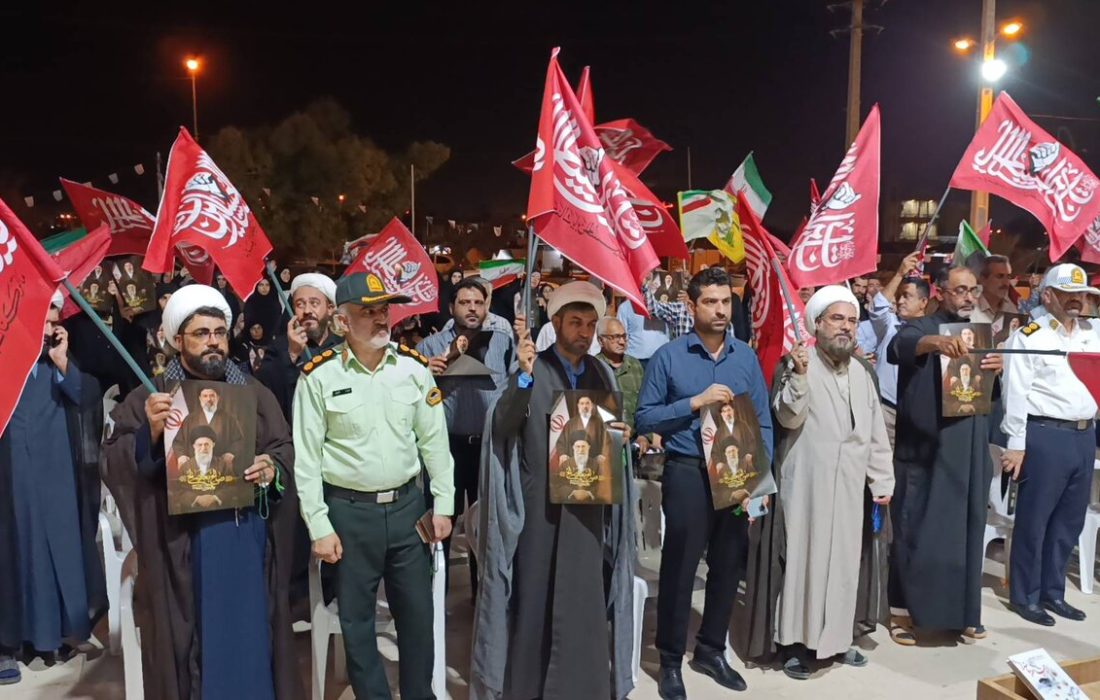 آیین گرامیداشت چهلمین روز خاکسپاری رهبر شهید انقلاب در پارسیان