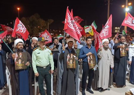 آیین گرامیداشت چهلمین روز خاکسپاری رهبر شهید انقلاب در پارسیان
