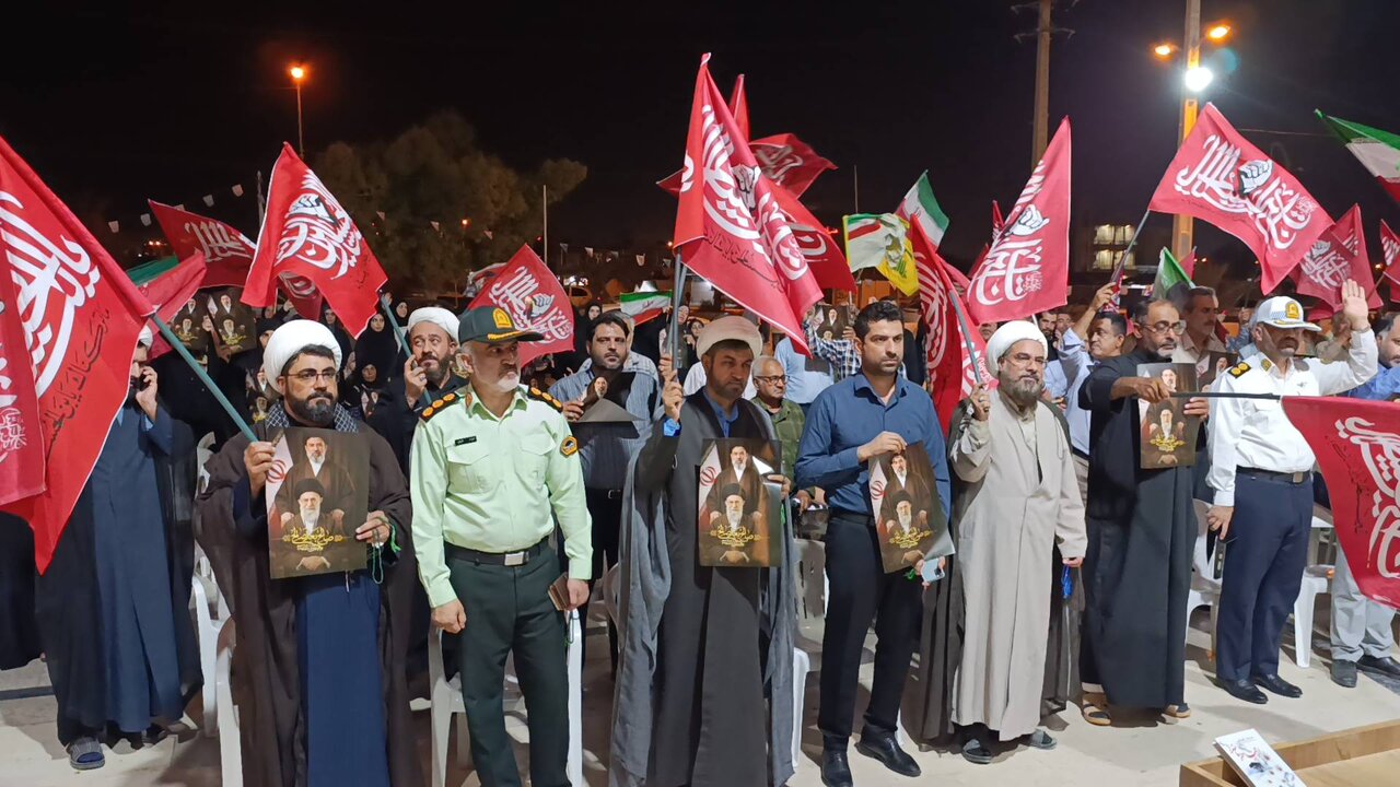 آیین گرامیداشت چهلمین روز خاکسپاری رهبر شهید انقلاب در پارسیان