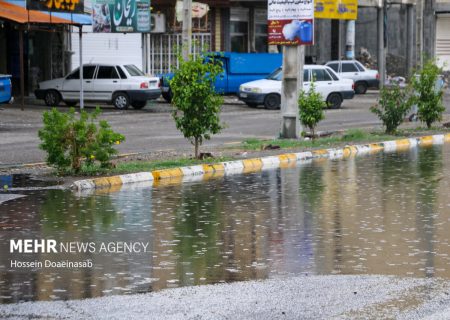 نخستین باران پاییزی در هشتبندی هرمزگان
