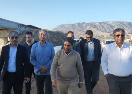 پیشرفت ۳۰ دهانه از ۳۵ دهانه پل گچین بندرعباس