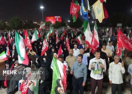 اجتماع مردم بندرعباس در حمایت از نظام اسلامی