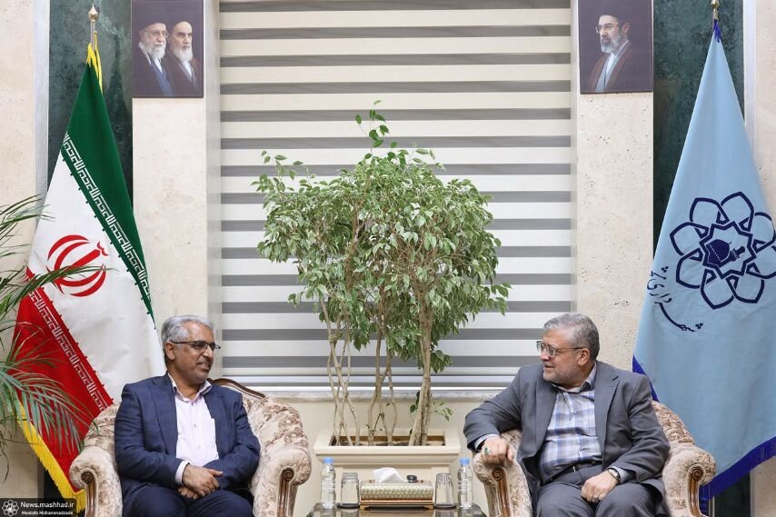 مشهد، معین میناب در توسعه همکاری‌های فرهنگی و مدیریت شهری شد