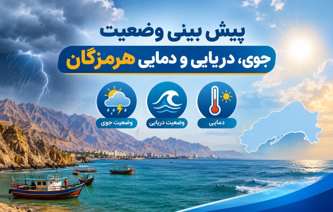 هشدار هواشناسی هرمزگان درباره وقوع رگبار، رعدوبرق و سیلاب
